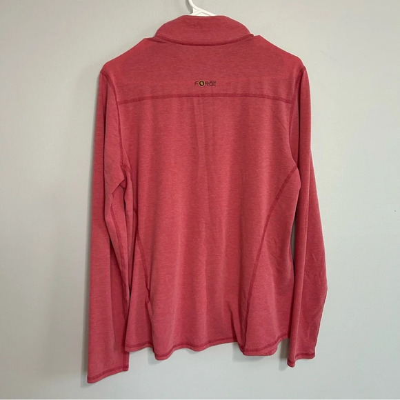 Carhartt Force Girls Pink Quarter Zip Lightweight Sweatshirt Youth Size 12/14 - Picture 5 of 6